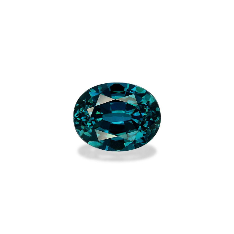 OVAL-cut Blue Zircon Cobalt Blue 3.98 carats