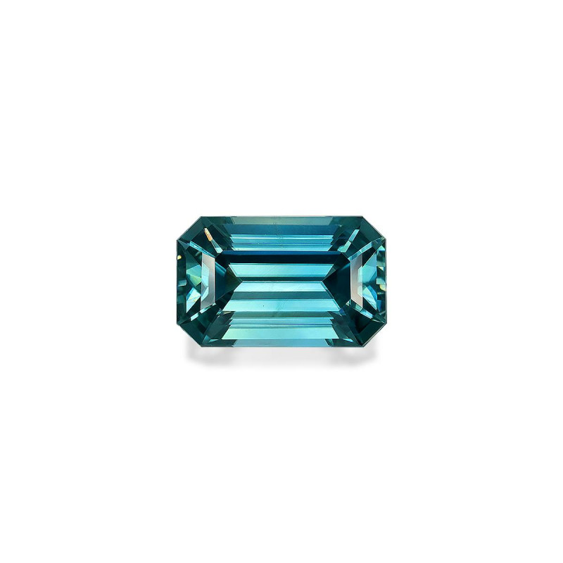 Zircon Bleu taille RECTANGULARE Cobalt Blue 5.24 carats