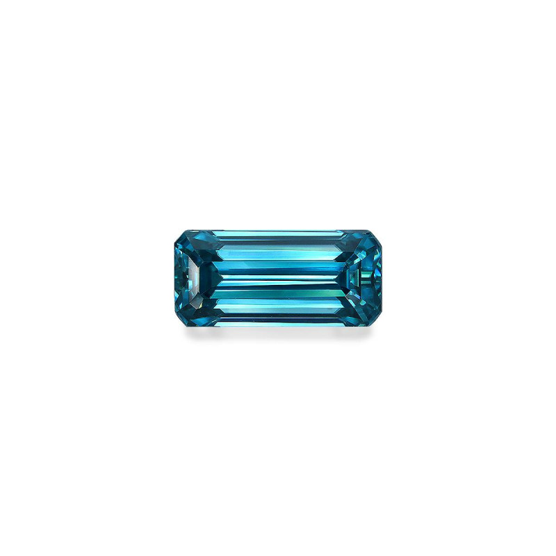 Zircon Bleu taille RECTANGULARE Bleu 3.10 carats