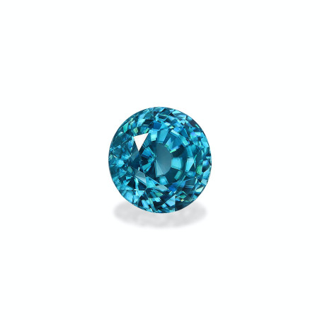 ROUND-cut Blue Zircon Cobalt Blue 4.51 carats