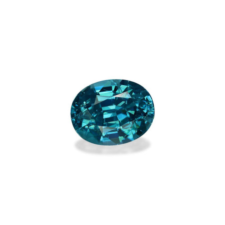 OVAL-cut Blue Zircon Blue 4.20 carats
