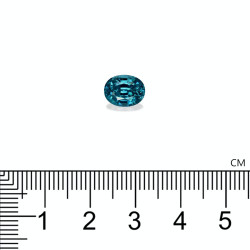 Ovale Blauwe Zirkoon 4.20 karaat