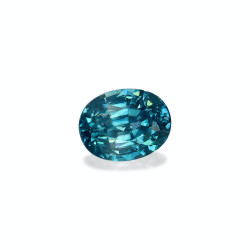 Ovale Blauwe Zirkoon Blauw 4.09 karaat