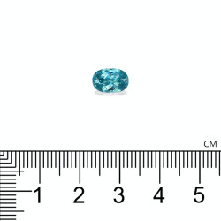 Ovale Blauwe Zirkoon 2.99 karaat