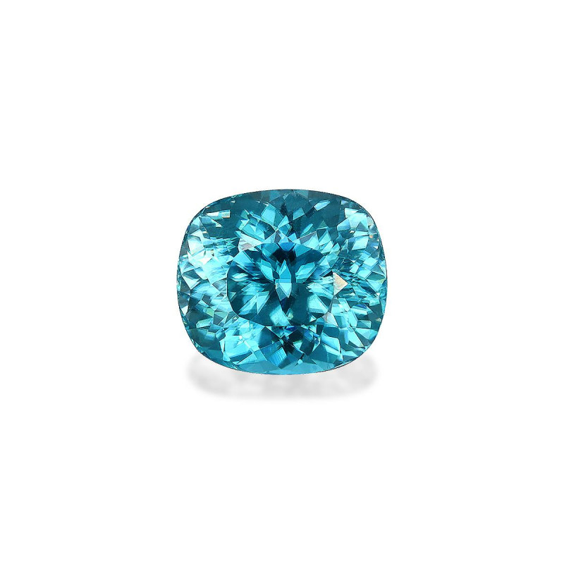 CUSHION-cut Blue Zircon Blue 4.59 carats