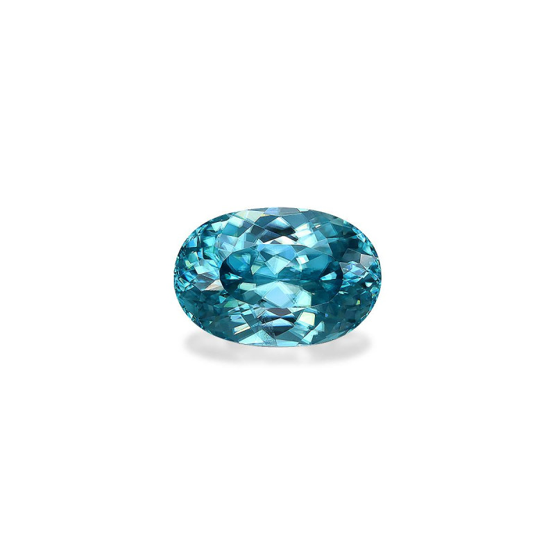 Zircon Bleu taille OVALE Bleu 3.70 carats