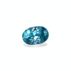 Ovale Blauwe Zirkoon 3.70 karaat