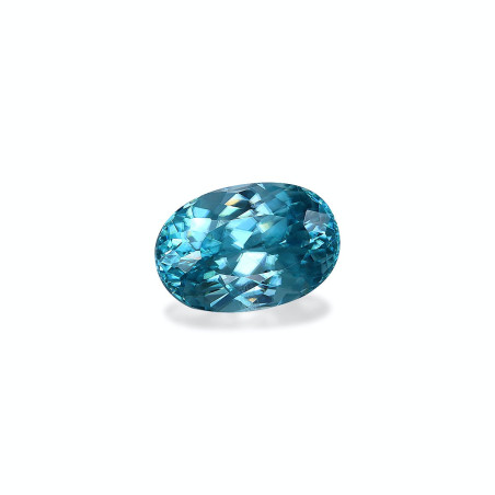 OVAL-cut Blue Zircon Blue 3.70 carats