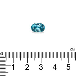 Ovale Blauwe Zirkoon 3.70 karaat