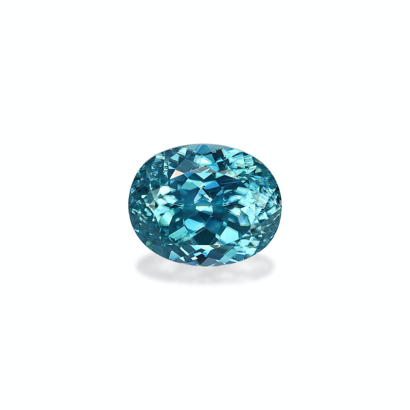 Ovale Blauwe Zirkoon 4.25 karaat