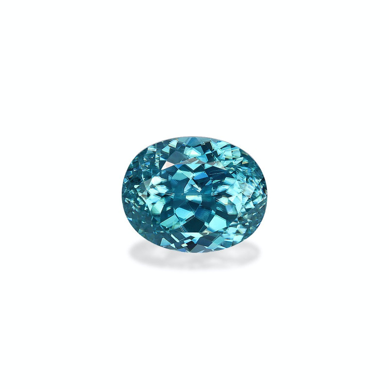 Zircon Bleu taille OVALE Bleu 4.25 carats