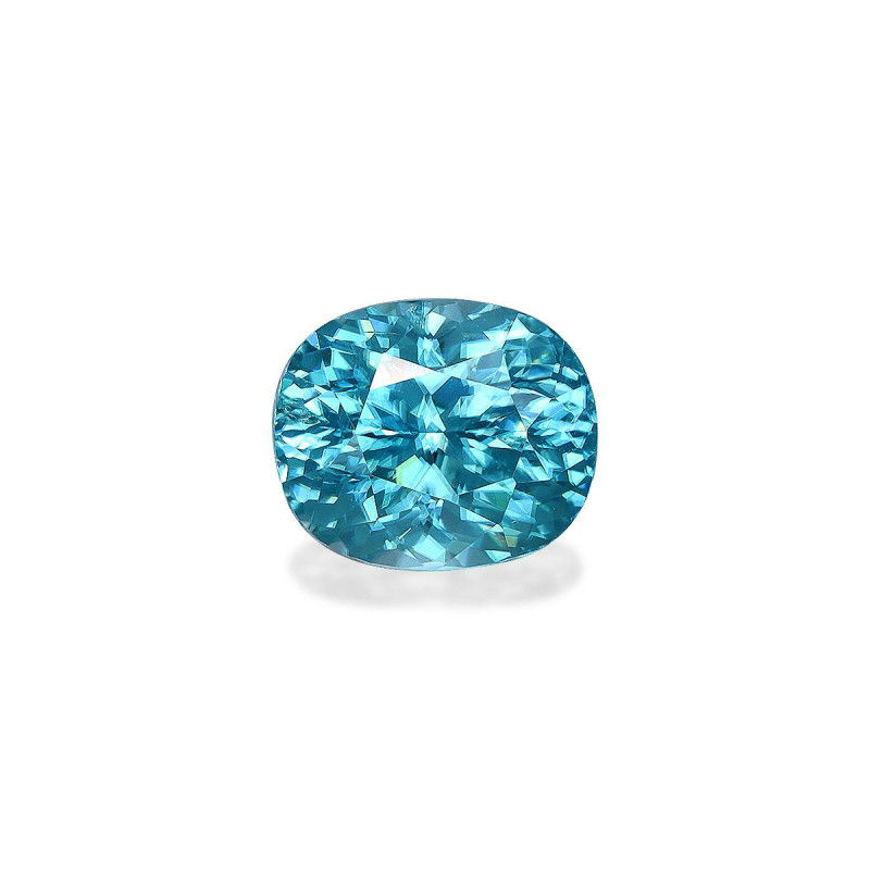 OVAL-cut Blue Zircon Blue 3.41 carats