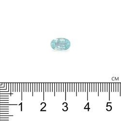 Ovale geslepen Teal Blue Paraiba Toermalijn van 1,34 karaat