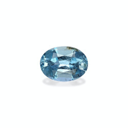 OVAL-cut Aquamarine Blue...