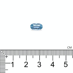Ovale geslepen Ice Blue Aquamarijn van 1,03 karaat
