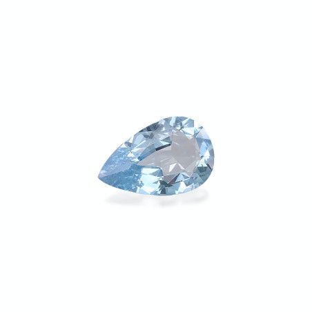 海蓝宝 taille 梨子 蓝色 1.86 carats