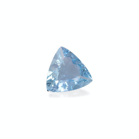 海蓝宝 taille Trilliant 蓝色 1.29 carats
