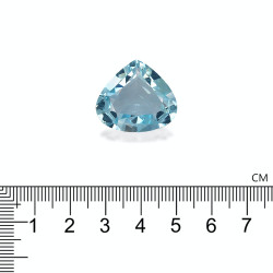 Hemelblauwe peervormige Aquamarijn van 23,62 karaat