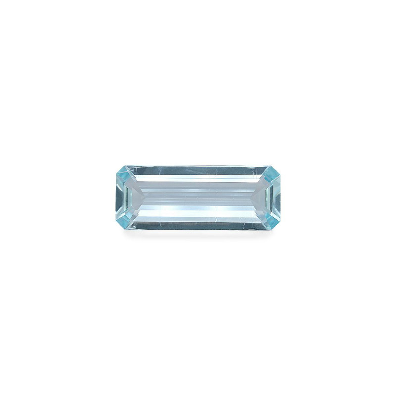Aguamarina taille RECTANGULARE Baby Blue 10.87 carats