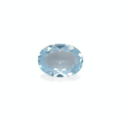 OVAL-cut Aquamarine Sky...