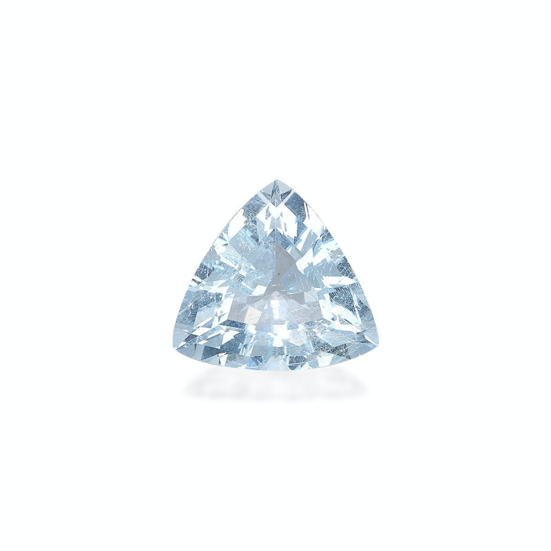 Aguamarina taille Trilliant Bleu Ciel 9.12 carats