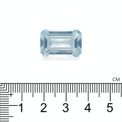 Rechthoekig geslepen Aquamarijn Baby Blauw 13,25 karaat