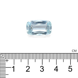 Kussen geslepen Hemelsblauwe Aquamarijn 8.35 karaat
