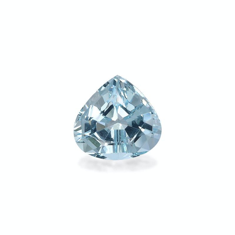 Aguamarina taille Poire Bleu Ciel 12.16 carats