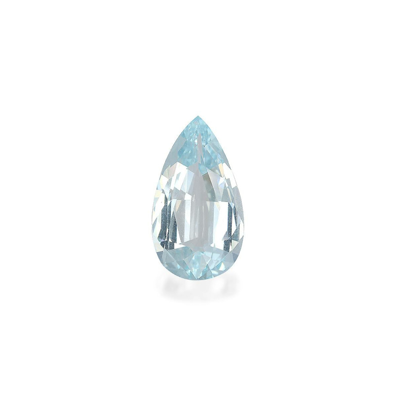 Aguamarina taille Poire Bleu Ciel 7.98 carats