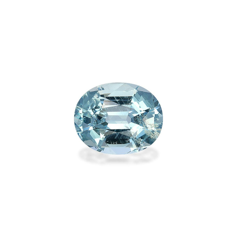 Aguamarina taille OVALE Baby Blue 9.22 carats