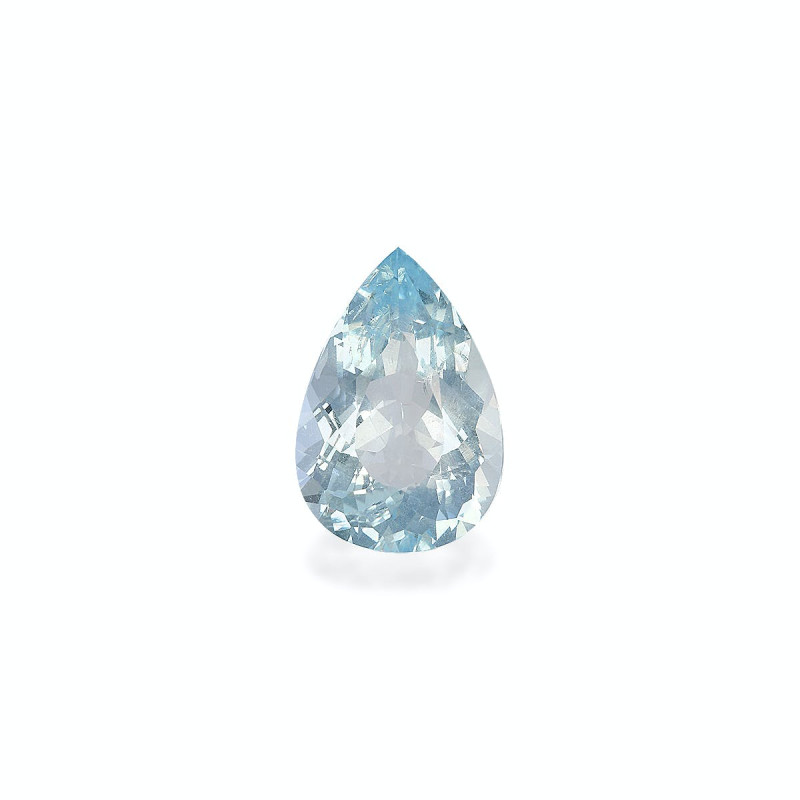 Aguamarina taille Poire Bleu Ciel 8.46 carats