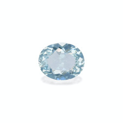 天蓝色椭圆形海蓝宝石6.95克拉