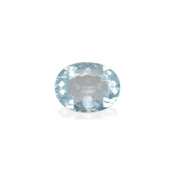 Ovaal geslepen hemelsblauwe Aquamarijn van 9,42 karaat