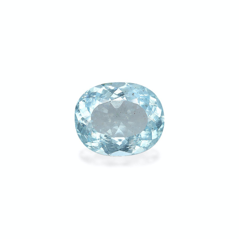 Aquamarin lengte OVAL Baby blau 8.74 karaten