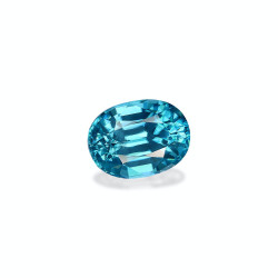 Ovale Blauwe Zirkoon 5.67 karaat