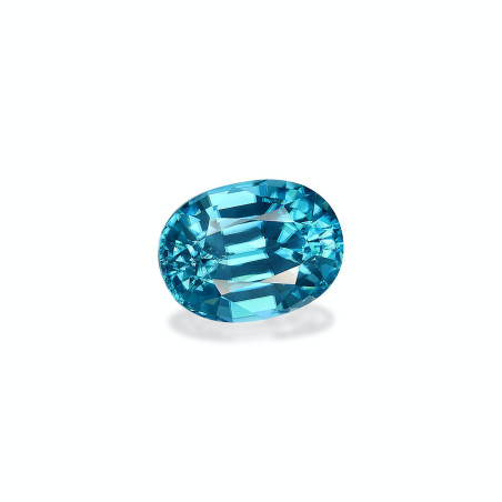 OVAL-cut Blue Zircon Blue 5.67 carats