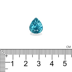 Blauwe Zirkoon Peer Geslepen Blauw 7.58 karaat