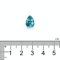 Blauwe Zirkoon Peer Geslepen Blauw 5.57 karaat