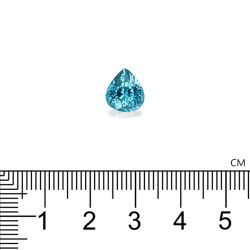 Blauwe Zirkoon Peer Gesneden Blauw 5.27 karaat