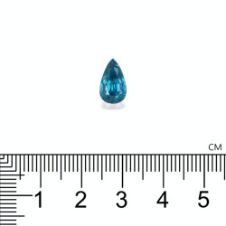 Blauwe Zirkoon Peer Gesneden Blauw 3,86 karaat
