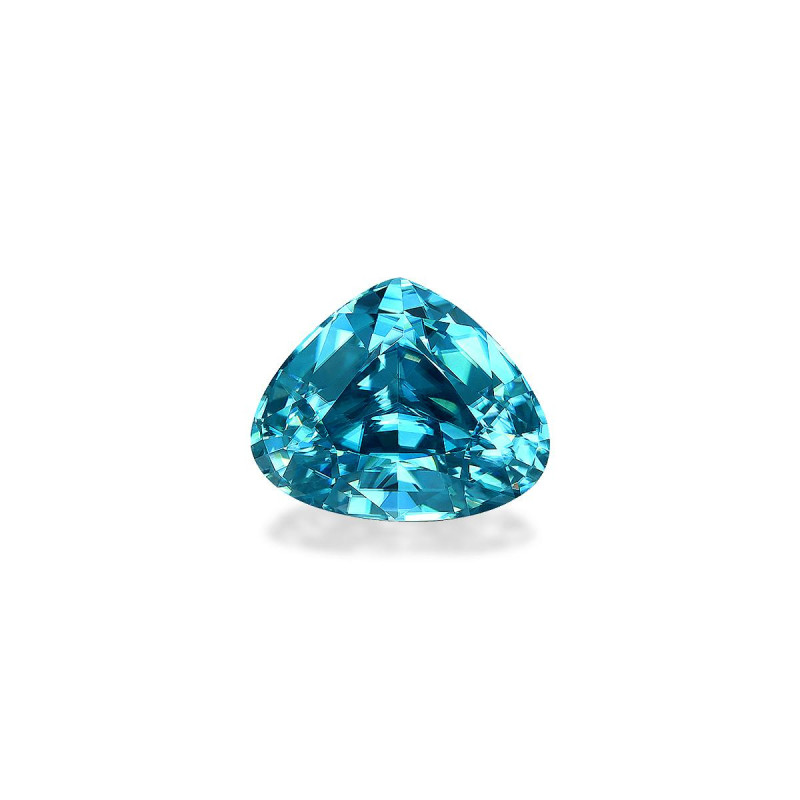 Pear-cut Blue Zircon Blue 6.06 carats