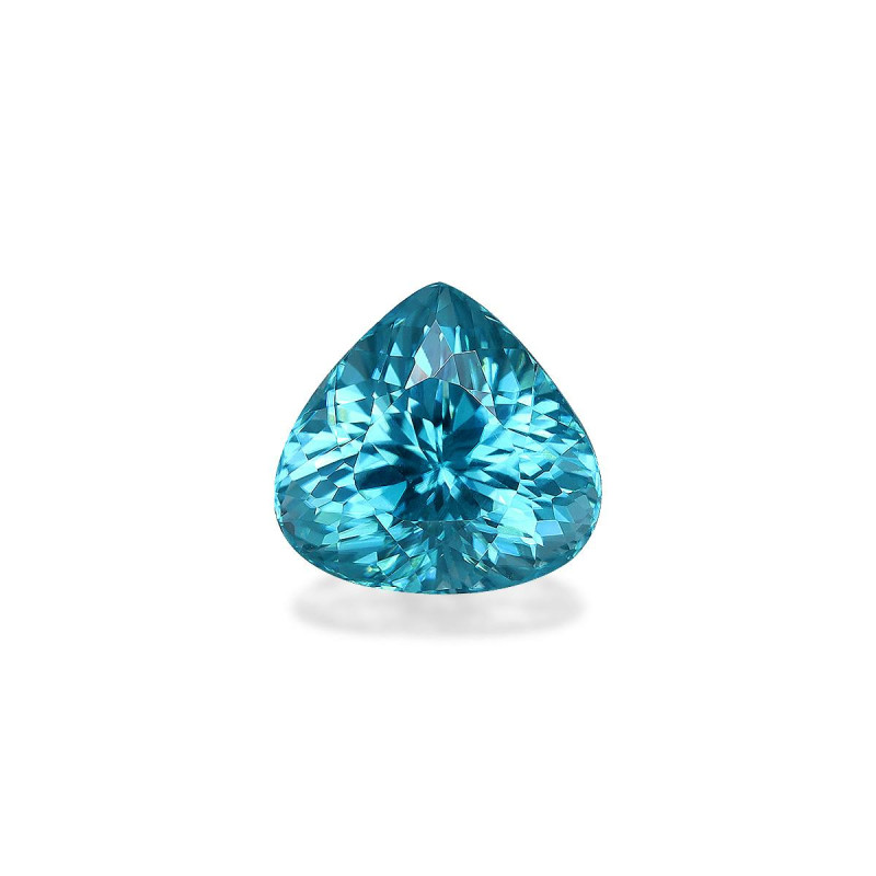 Pear-cut Blue Zircon Blue 5.25 carats