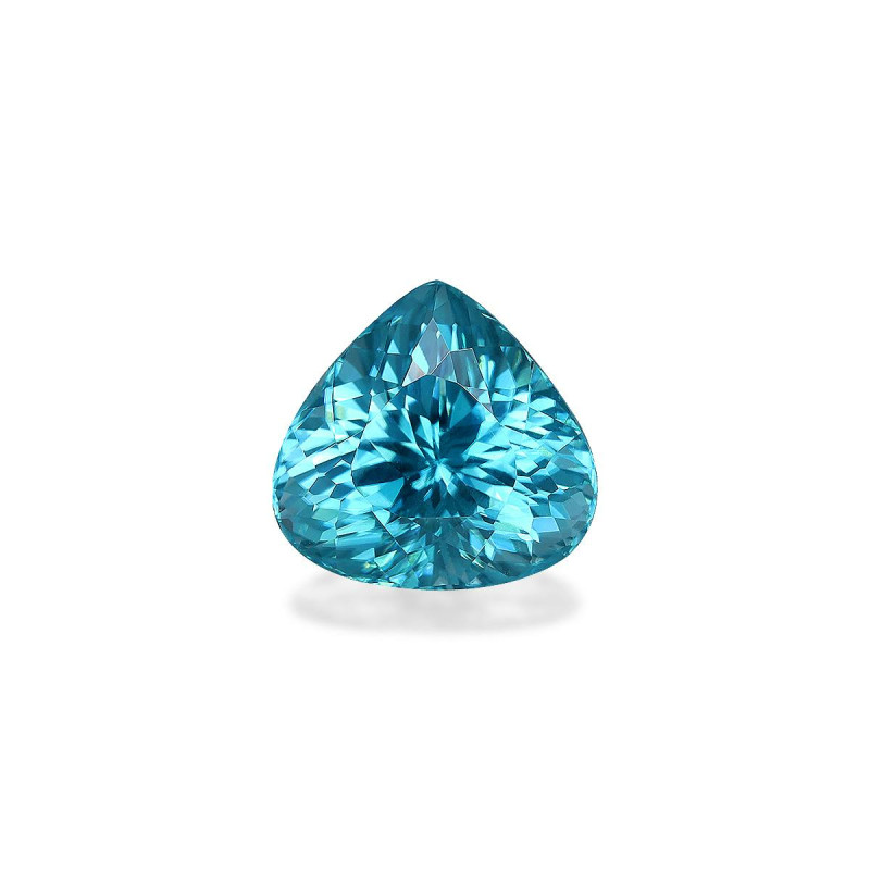 蓝锆石 taille 梨子 蓝色 5.25 carats