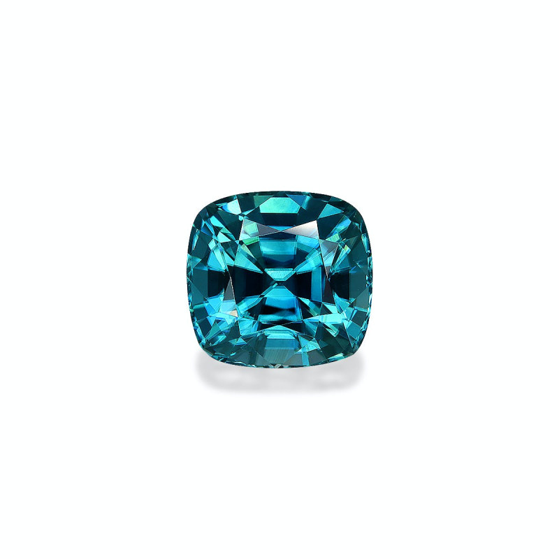 CUSHION-cut Blue Zircon Blue 6.09 carats