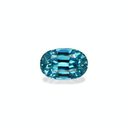 OVAL-cut Blue Zircon Blue...