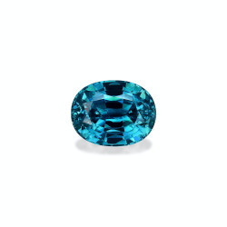 OVAL-cut Blue Zircon Blue...