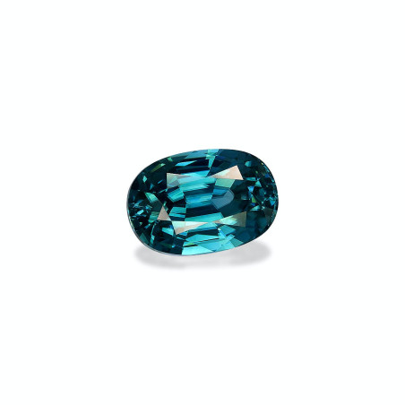 Zircon Bleu taille OVALE Cobalt Blue 5.25 carats