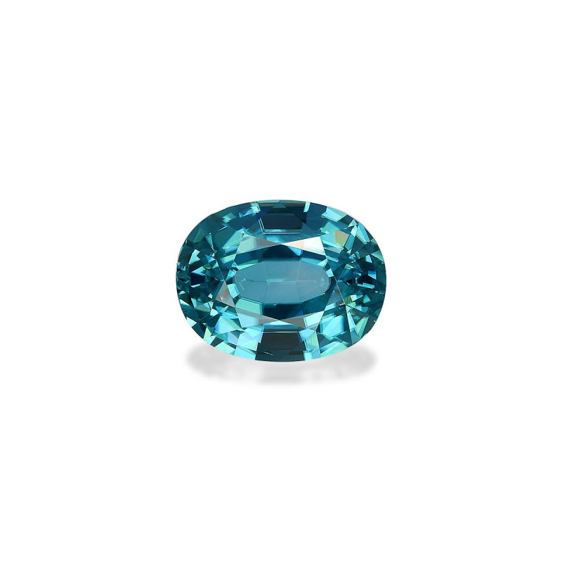OVAL-cut Blue Zircon Blue 4.71 carats