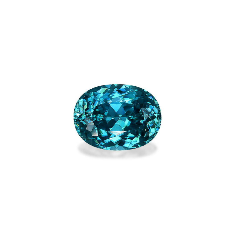OVAL-cut Blue Zircon Blue 5.55 carats