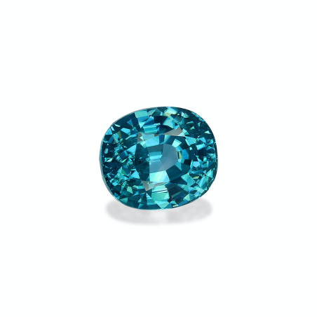 OVAL-cut Blue Zircon Blue 6.92 carats
